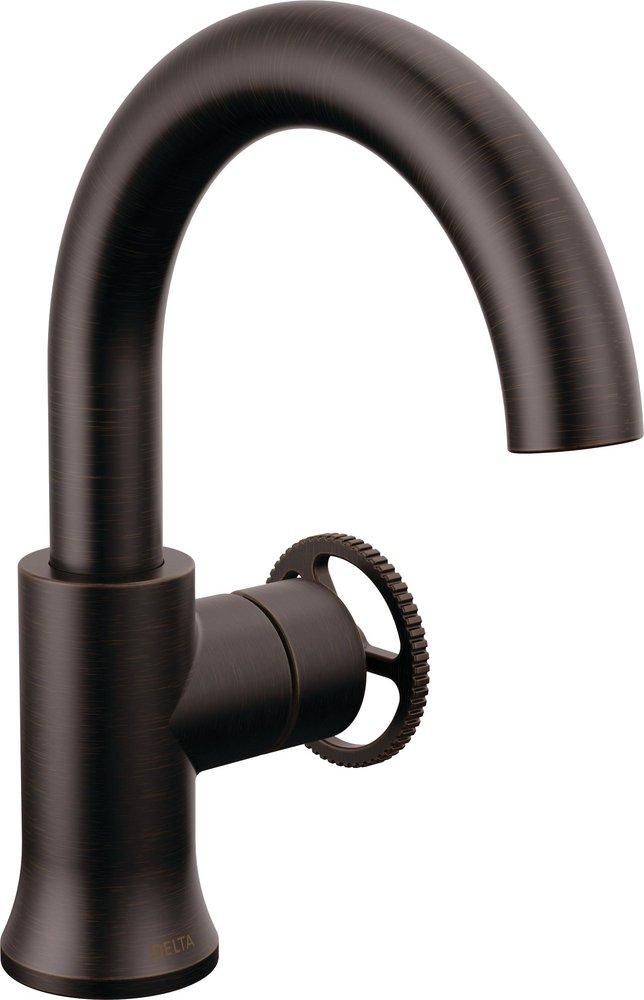 Single Handle Monoblock Bathroom Sink Faucet in Venetian Bronze 