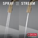 Delta Faucet Lumicoat Champagne Bronze Single Handle Pull Down Bar Faucet with Touch2O&reg; Technology 