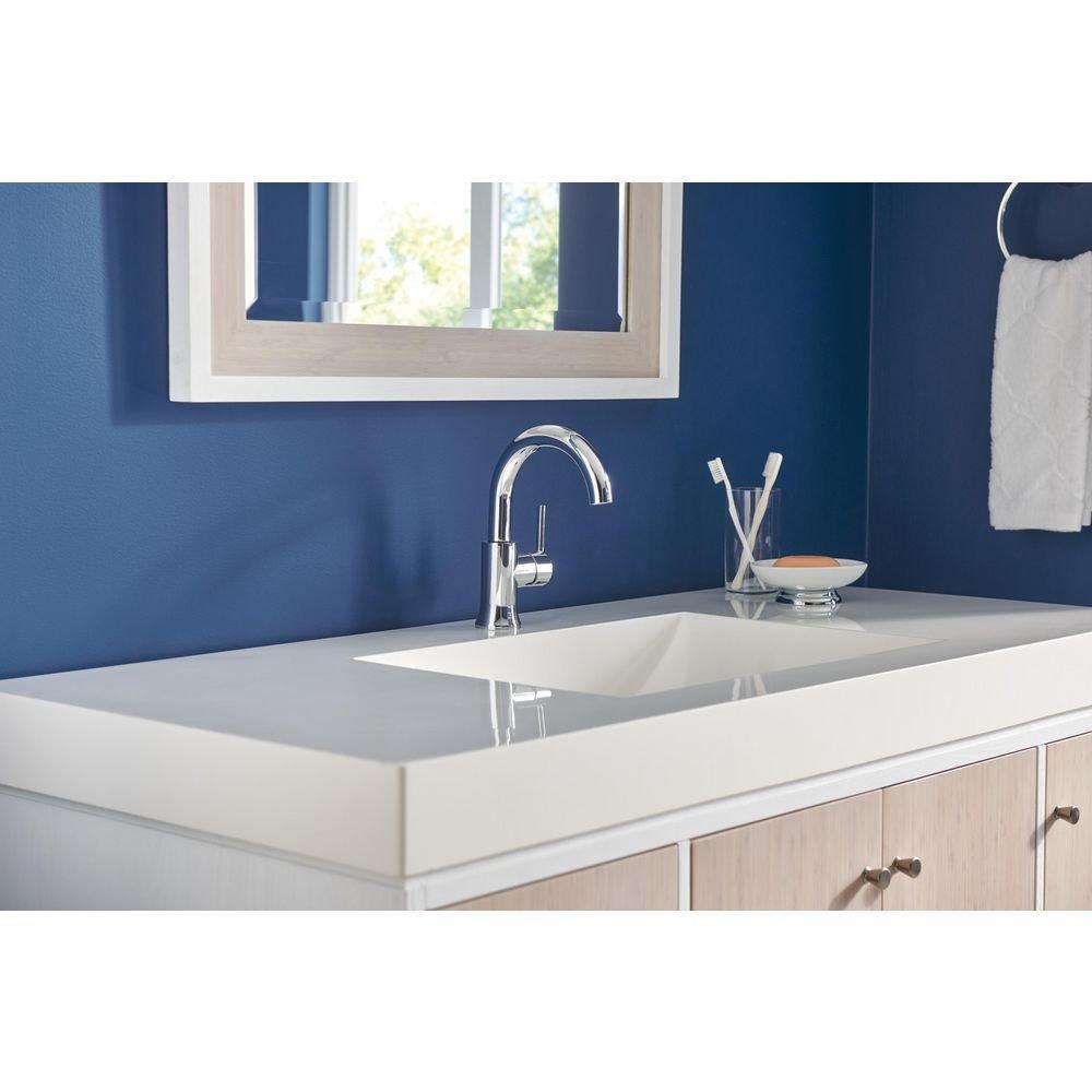 Delta Faucet Chrome Single Handle Monoblock Bathroom Sink Faucet 
