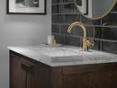 Single Handle Monoblock Bathroom Sink Faucet in Brilliance&reg; Champagne Bronze 