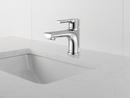 Single Handle Monoblock Bathroom Sink Faucet in Chrome 