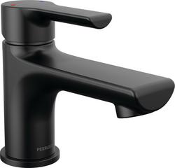 Single Handle Monoblock Bathroom Sink Faucet in Matte Black