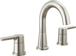 Two Handle Widespread Bathroom Sink Faucet in Brushed Nickel