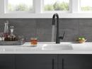 Delta Faucet Matte Black Single Handle Pull Down Bar Faucet with Touch2O® Technology 