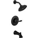 Delta Faucet Matte Black One Handle Single Function Bathtub & Shower Faucet 