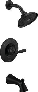 One Handle Single Function Bathtub & Shower Faucet in Matte Black (Trim Only)