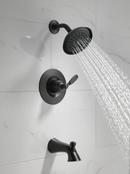 Delta Faucet Matte Black Single Handle Single Function Bathtub & Shower Faucet (Trim Only) 