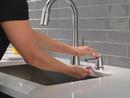 Delta Faucet Arctic Stainless Single Handle Pull Down Kitchen Faucet 