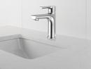 Single Handle Monoblock Bathroom Sink Faucet in Chrome 