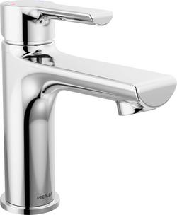Single Handle Monoblock Bathroom Sink Faucet in Chrome