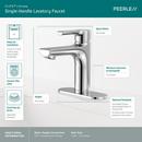 Single Handle Monoblock Bathroom Sink Faucet in Chrome 