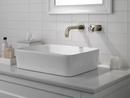 Delta Faucet Brilliance Stainless Single Handle Wall Mount Bathroom Sink Faucet 