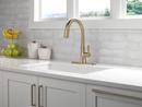 Delta Faucet Champagne Bronze Single Handle Pull Down Kitchen Faucet 