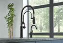 Brizo Matte Black Pull Down Kitchen Faucet 