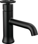 Single Handle Monoblock Bathroom Sink Faucet in Matte Black