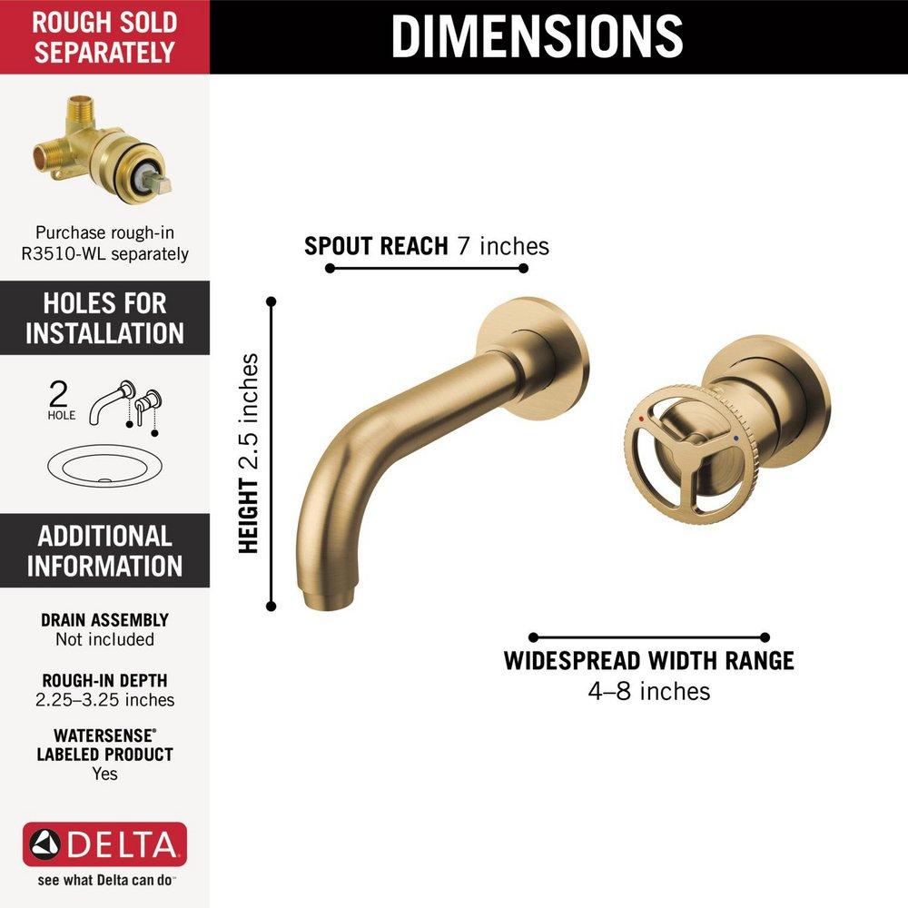 Single Handle Bathroom Sink Faucet in Champagne Bronze 