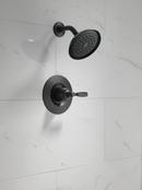 Delta Faucet Matte Black Single Handle Single Function Shower Faucet (Trim Only) 