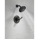 Delta Faucet Matte Black Single Handle Single Function Shower Faucet (Trim Only) 