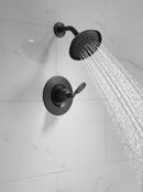 Delta Faucet Matte Black Single Handle Single Function Shower Faucet (Trim Only) 