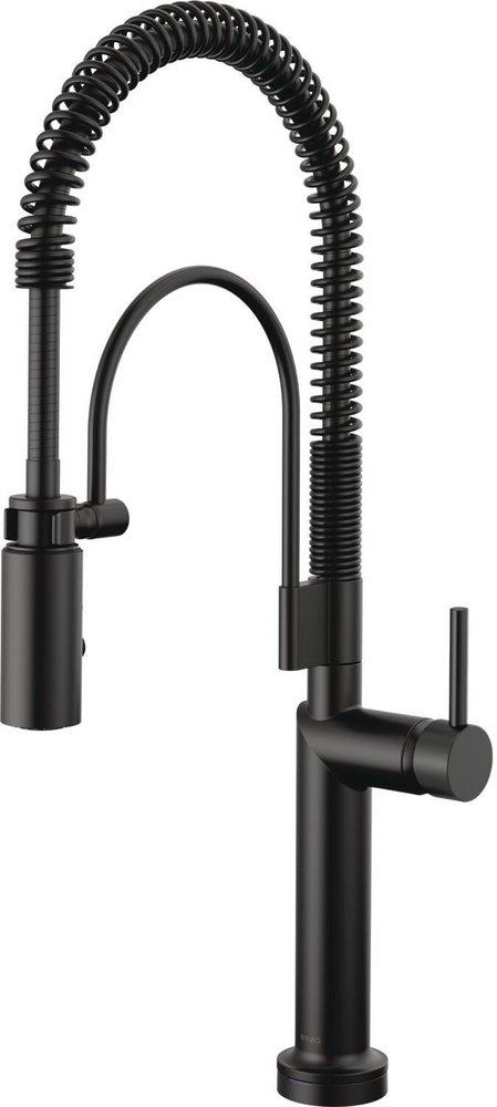 Brizo Matte Black Pull Down Kitchen Faucet 