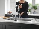 Delta Faucet Lumicoat Chrome Single Handle Pull Down Kitchen Faucet 