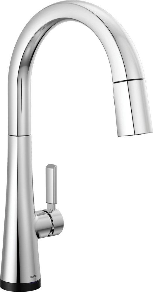 Single Handle Pull Down Kitchen Faucet in Lumicoat&reg; Chrome image number 10