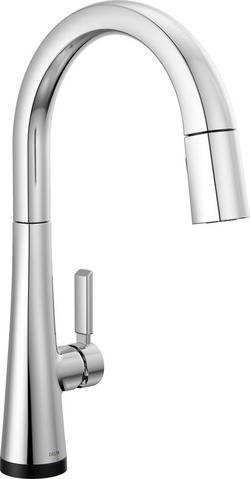 Single Handle Pull Down Kitchen Faucet in Lumicoat&reg; Chrome