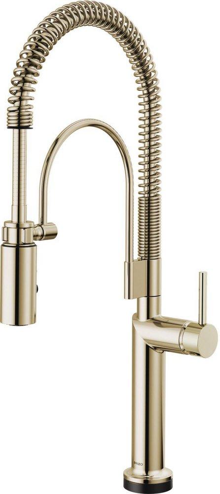 Brizo Polished Nickel Pull Down Kitchen Faucet 