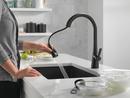 Delta Faucet Matte Black Single Handle Pull Down Kitchen Faucet 