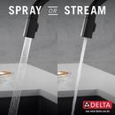 Delta Faucet Matte Black Single Handle Pull Down Kitchen Faucet 