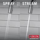 Delta Faucet Lumicoat Arctic Stainless Single Handle Pull Down Kitchen Faucet 