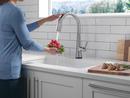 Delta Faucet Lumicoat Arctic Stainless Single Handle Pull Down Kitchen Faucet 