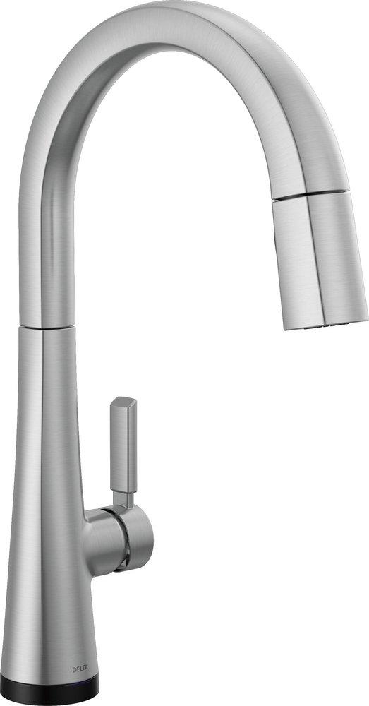 Single Handle Pull Down Kitchen Faucet in Lumicoat® Arctic Stainless image number 10