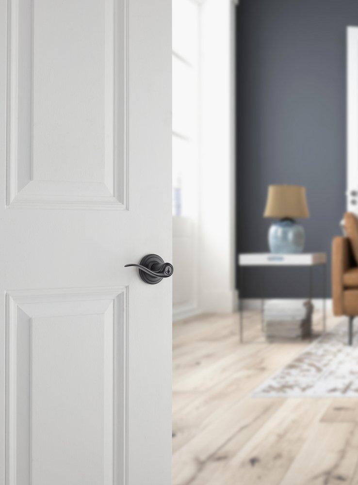 Kwikset Matte Black Keyed Lever 