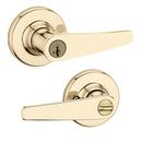 SmartKey® Entry Lever in Polished Brass