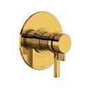 Single Handle Thermostatic or Pressure Balancing Valve Trim in Unlacquered Brass