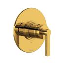 Single Handle Pressure Balancing Valve Trim in Unlacquered Brass