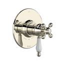 Single Handle Pressure Balancing and Thermostatic Valve Trim in Polished Nickel