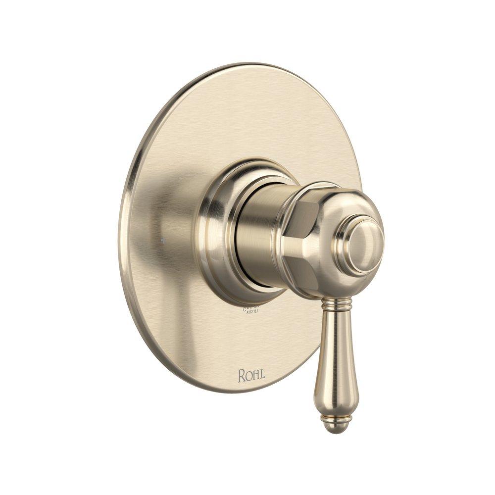 ROHL&reg; Satin Nickel Single Handle Bathtub & Shower Faucet (Trim Only) 