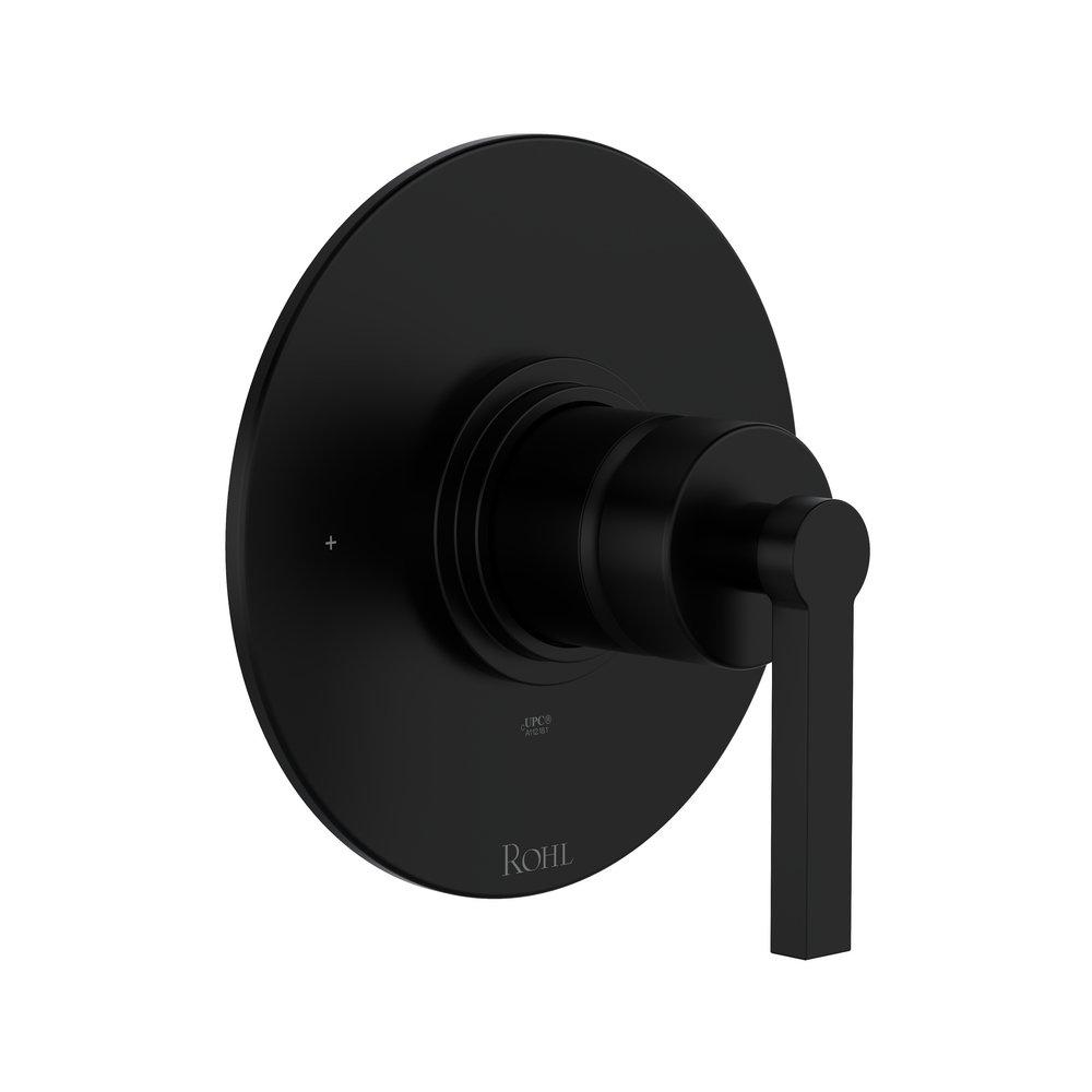 ROHL&reg; Matte Black Single Handle Bathtub & Shower Faucet (Trim Only) 