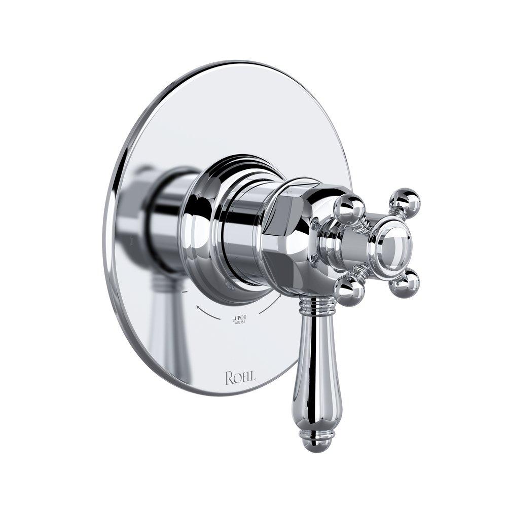 ROHL&reg; Polished Chrome Single Handle Dual Function Bathtub & Shower Faucet (Trim Only) 