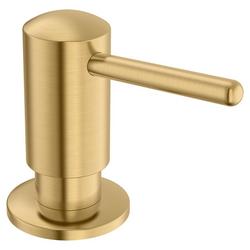 Contemporary Soap Dispenser in Satin Brass