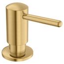 Contemporary Soap Dispenser in Satin Brass 