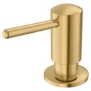 Contemporary Soap Dispenser in Satin Brass 
