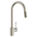 Single Handle Pull Down Kitchen Faucet in Ultra Steel