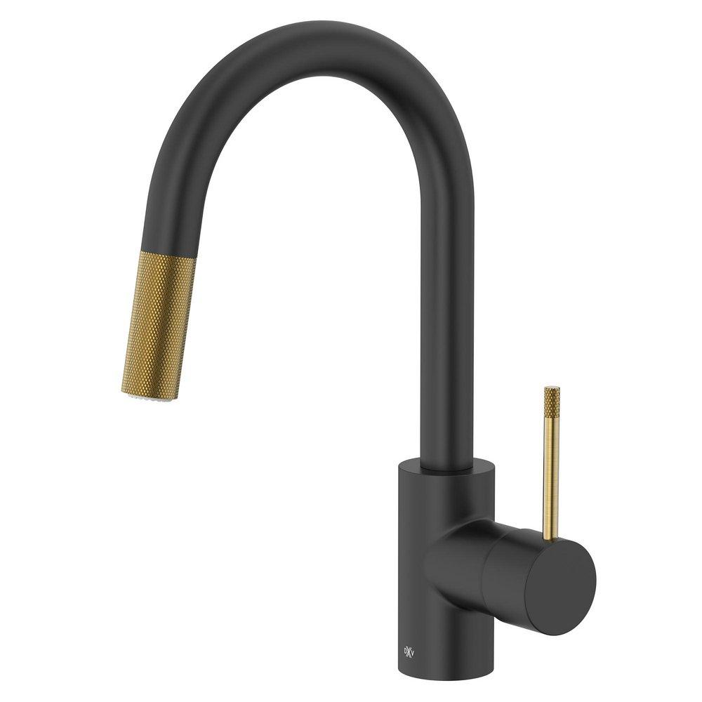 DXV Matte Black Single Handle Lever Bar Faucet 