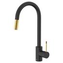 DXV Matte Black Pull Down Kitchen Faucet 