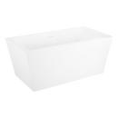 59 ACRYLIC FREESTANDING TUB MATTE WHITE 