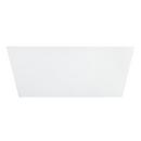 59 x 31-1/2 in. Freestanding Bathtub with Center Drain in Matte White 