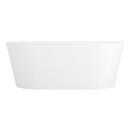 63 ACRYLIC FREESTANDING TUB MATTE WHITE 
